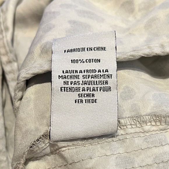 Velvet by Graham & Spencer x Lily Aldridge Leopard Print Jacket 100% Cotton - Picture 7 of 7